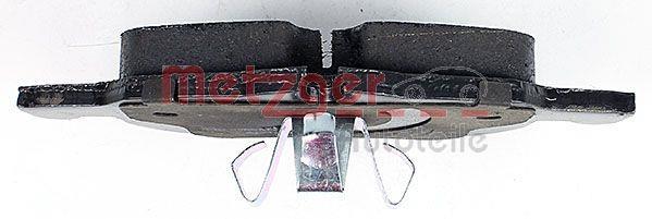 Jeu de 4 plaquettes de frein METZGER ref. 1170100